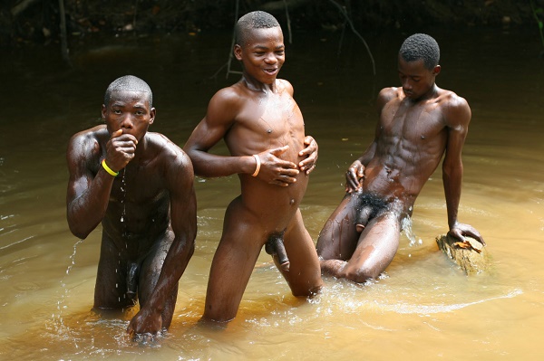 Black boy nude