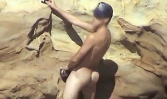 Boy masturbating nude beach gay porn video