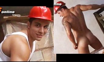 Gay tube hot model poses as a naked mason