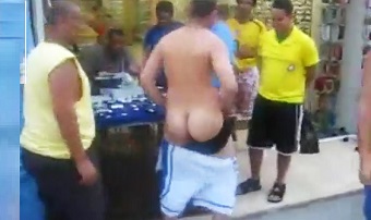 Big ass in public of 19 year old boy