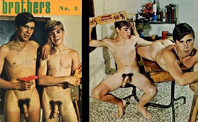Gay Vintage Mag – Brothers – Twinks with Big Cocks