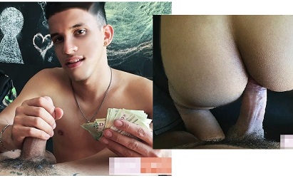 Hot Latino boy accepts sex for money for the first time
