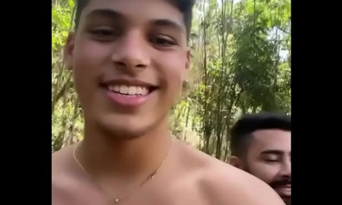 Fucking teen gay cousin in the bush