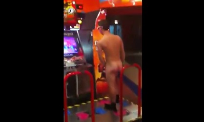 Recording your friend naked at the mall