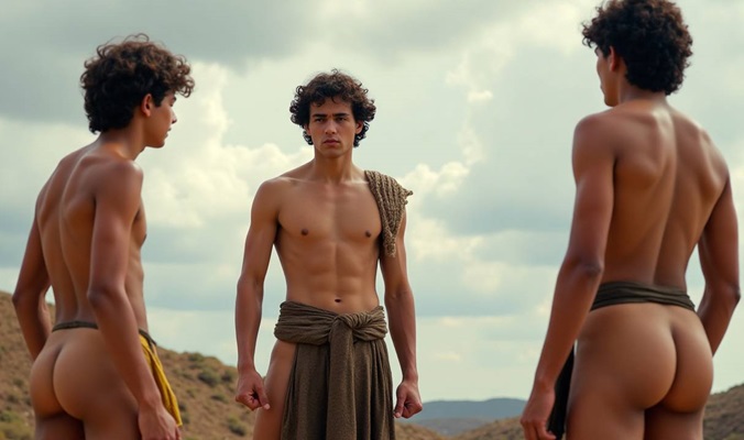 Greek Warrior Boys in Gay Movie Scenes